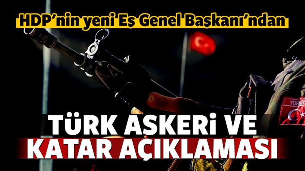 HDP'den Türk askeri ve Katar açıklaması