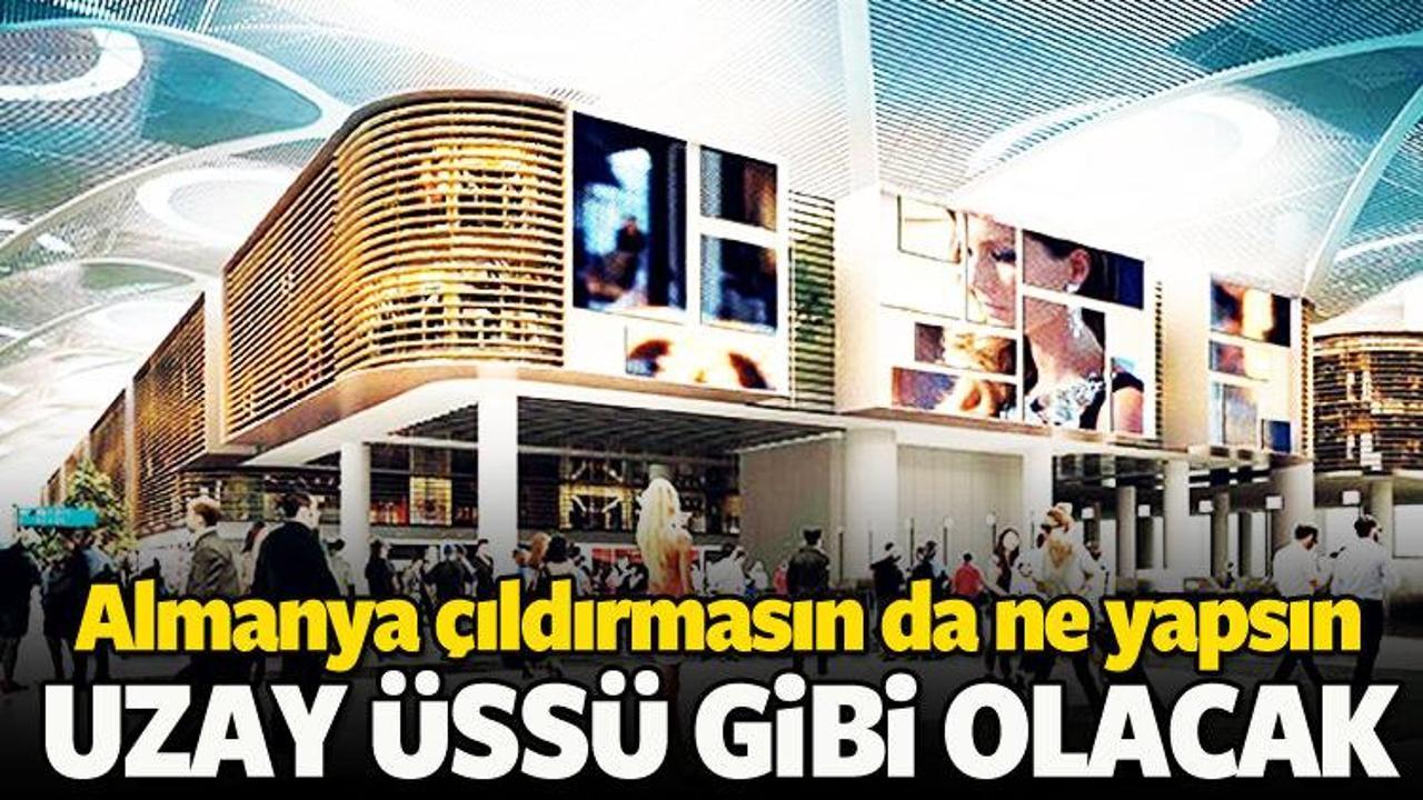 Yeni havalimanı uzay üssü gibi