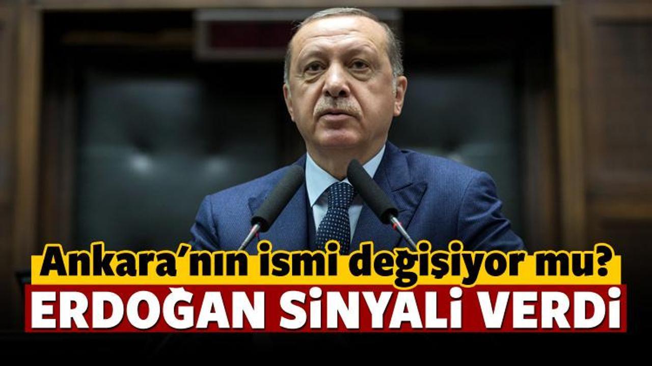 Cumhurbaşkanı Erdoğan'dan 'Ankara' sinyali