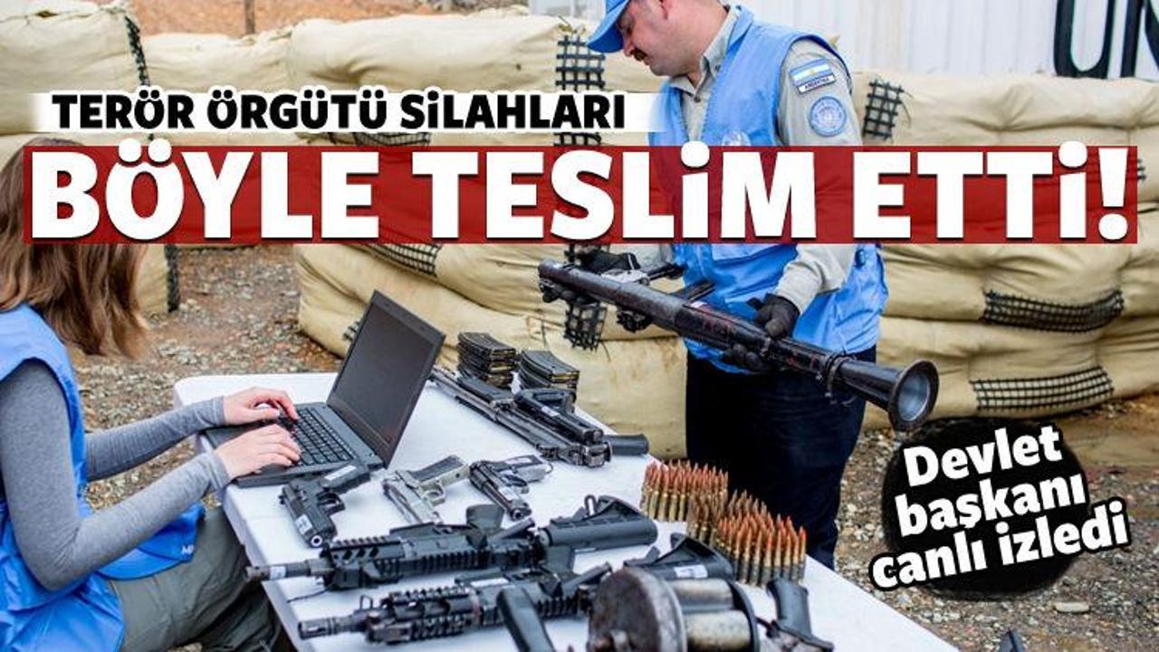 FARC silahların y&uuml;zde 30'unu daha teslim etti!