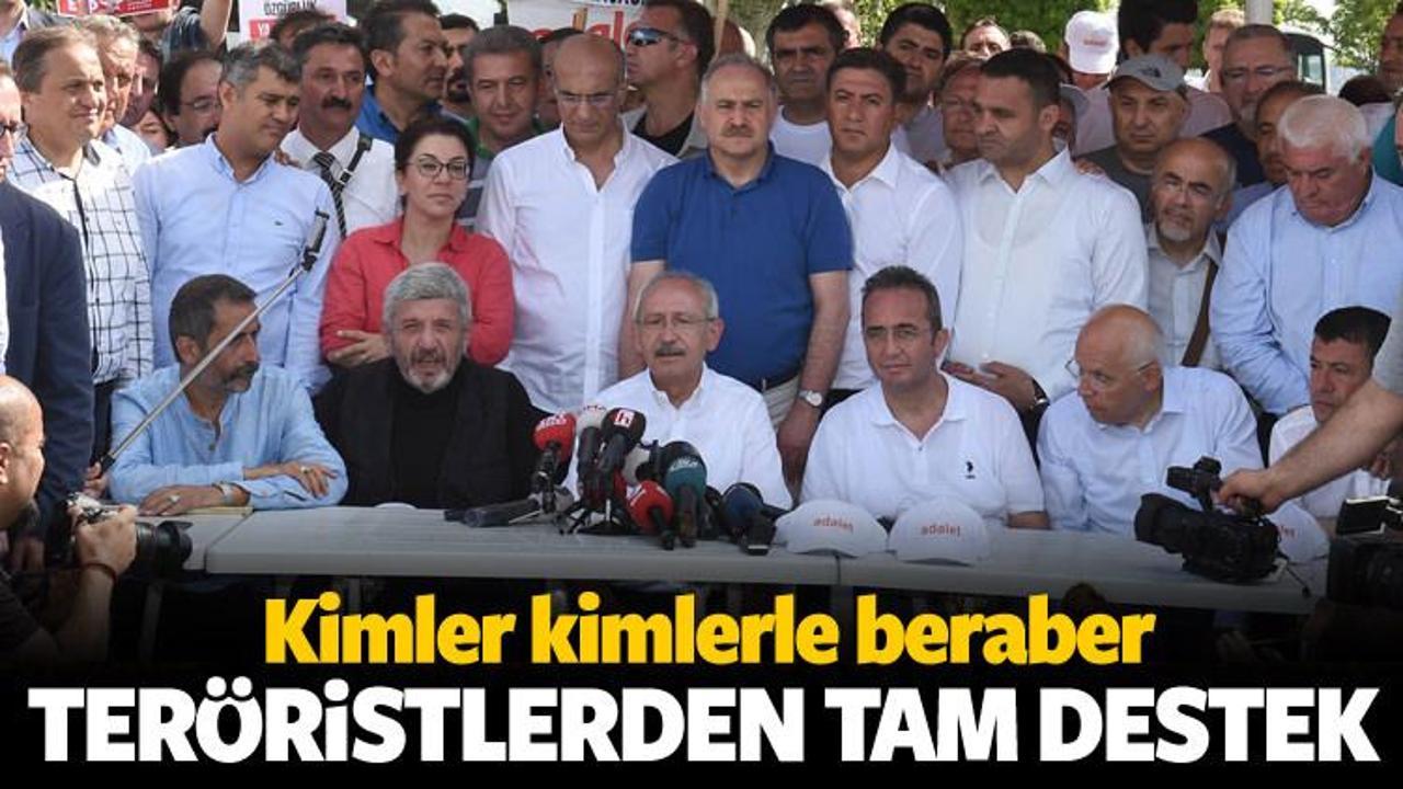 Kılı&ccedil;daroğlu'nun y&uuml;r&uuml;y&uuml;ş&uuml;ne ter&ouml;rist desteği!