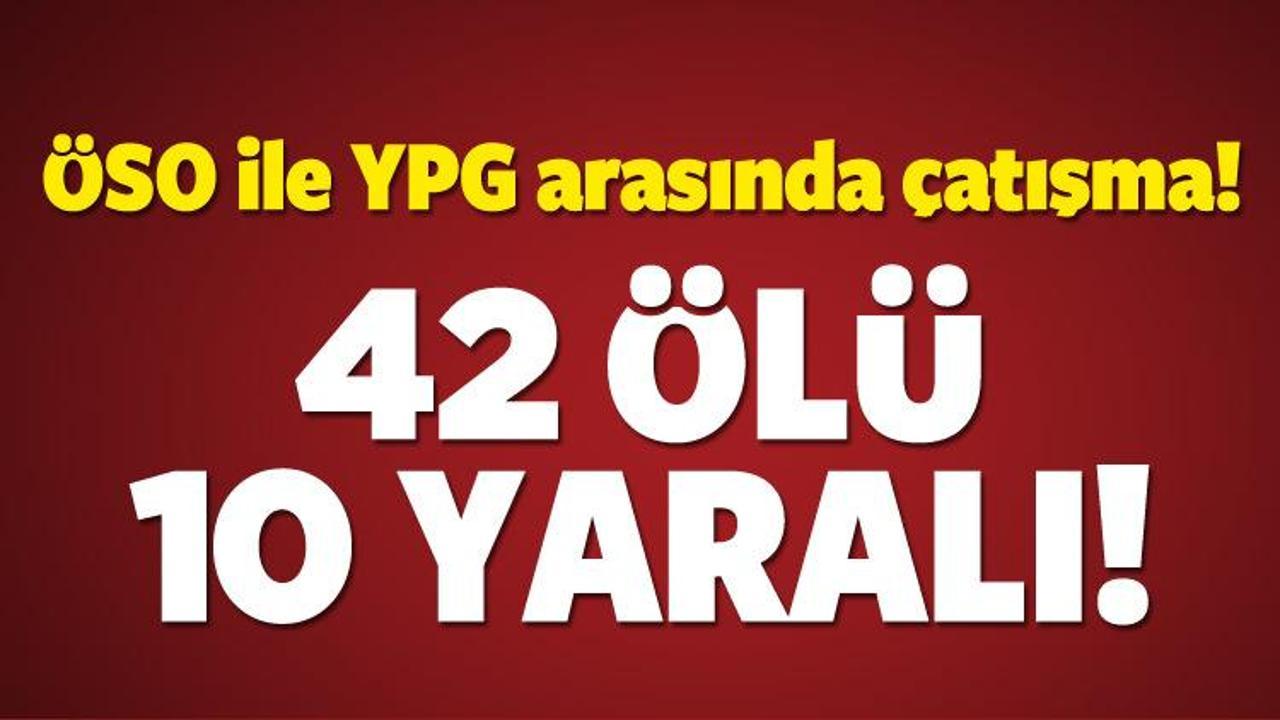 ÖSO ile YPG arasında çatışma çıktı!