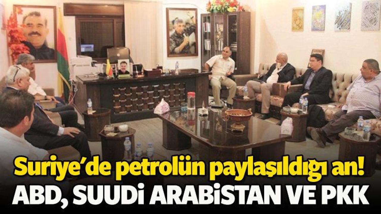 Suriye'de ABD, PKK ve Suud petrolü paylaştı