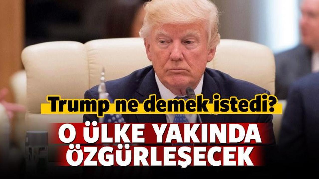 Trump: İptal ettim, yakında &ouml;zg&uuml;rleşecekler