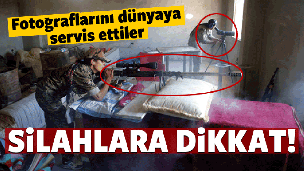 ABD'nin ter&ouml;ristlere verdiği silahlar g&ouml;r&uuml;nt&uuml;lendi