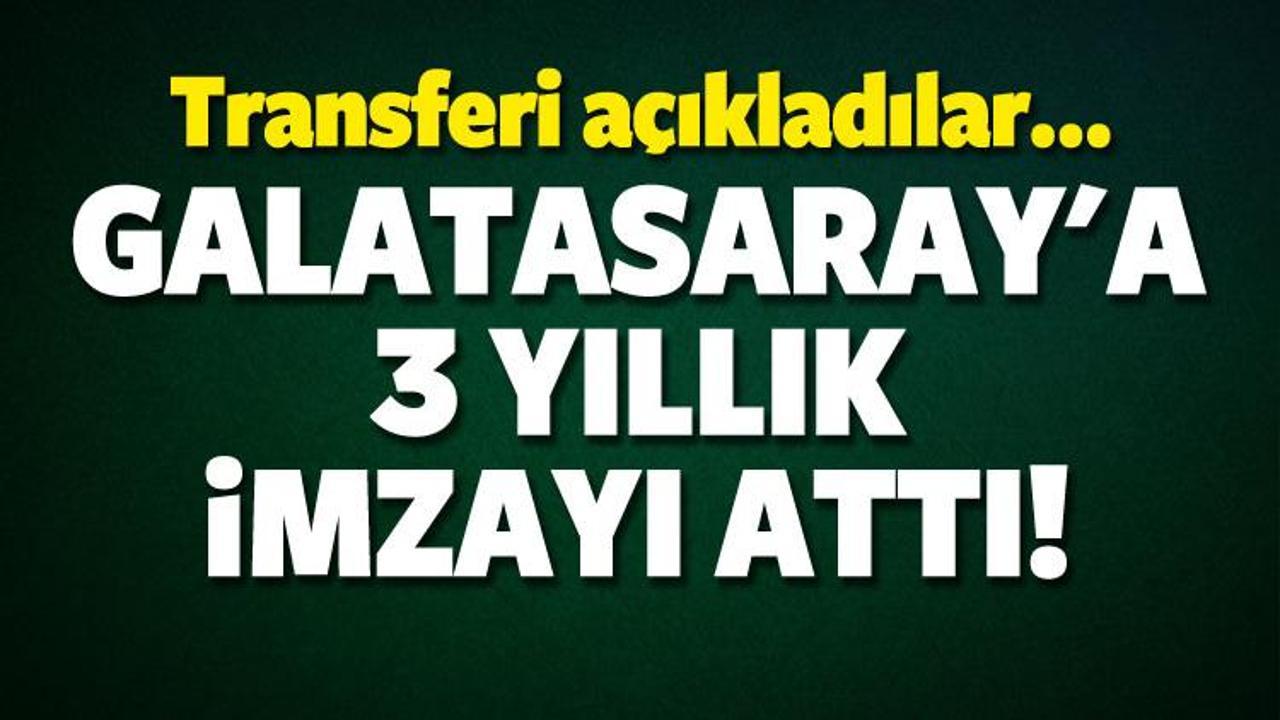 Açıkladılar! Galatasaray'a 3 yıllık imza attı