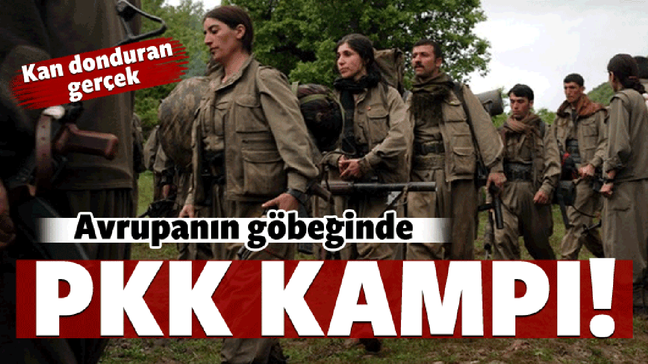 Alp eteklerindeki PKK eğitim kampı