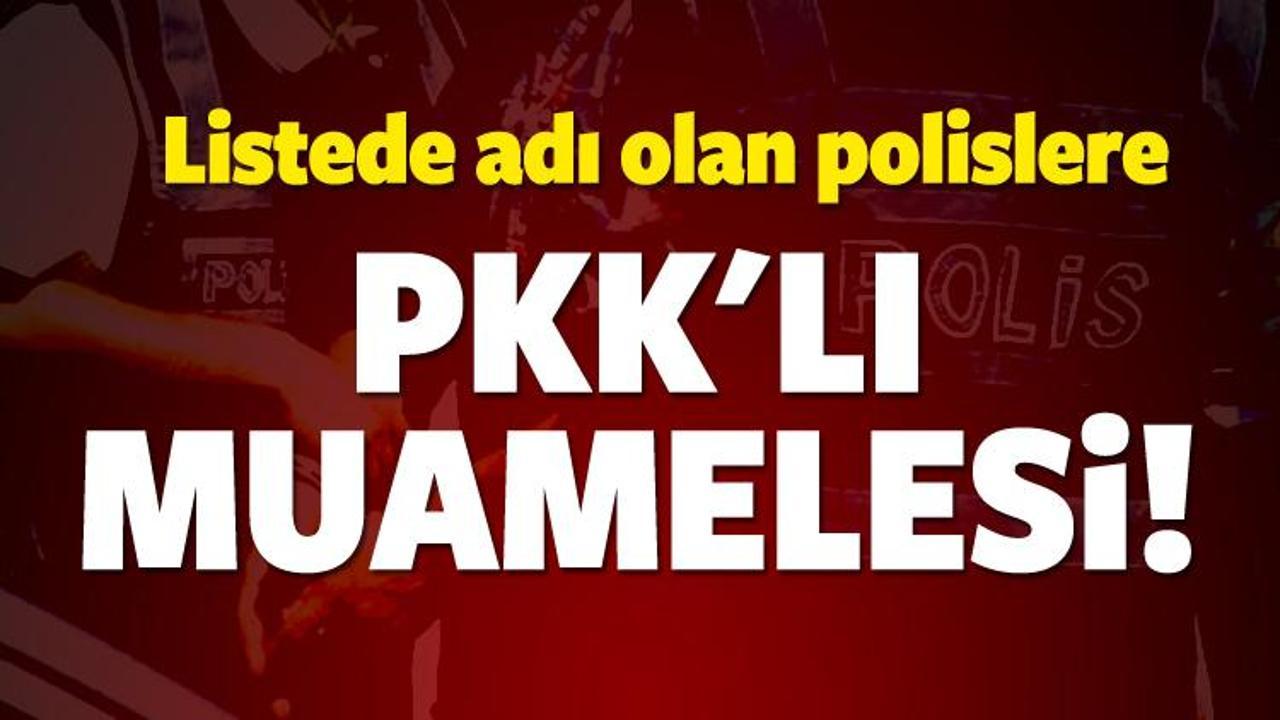 Atılan polislere PKK'lı muamelesi!