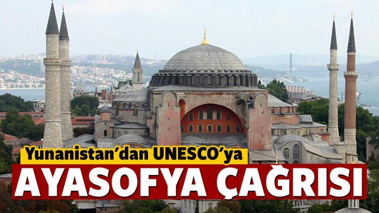 Yunanistan'dan UNESCO'ya Ayasofya çağrısı
