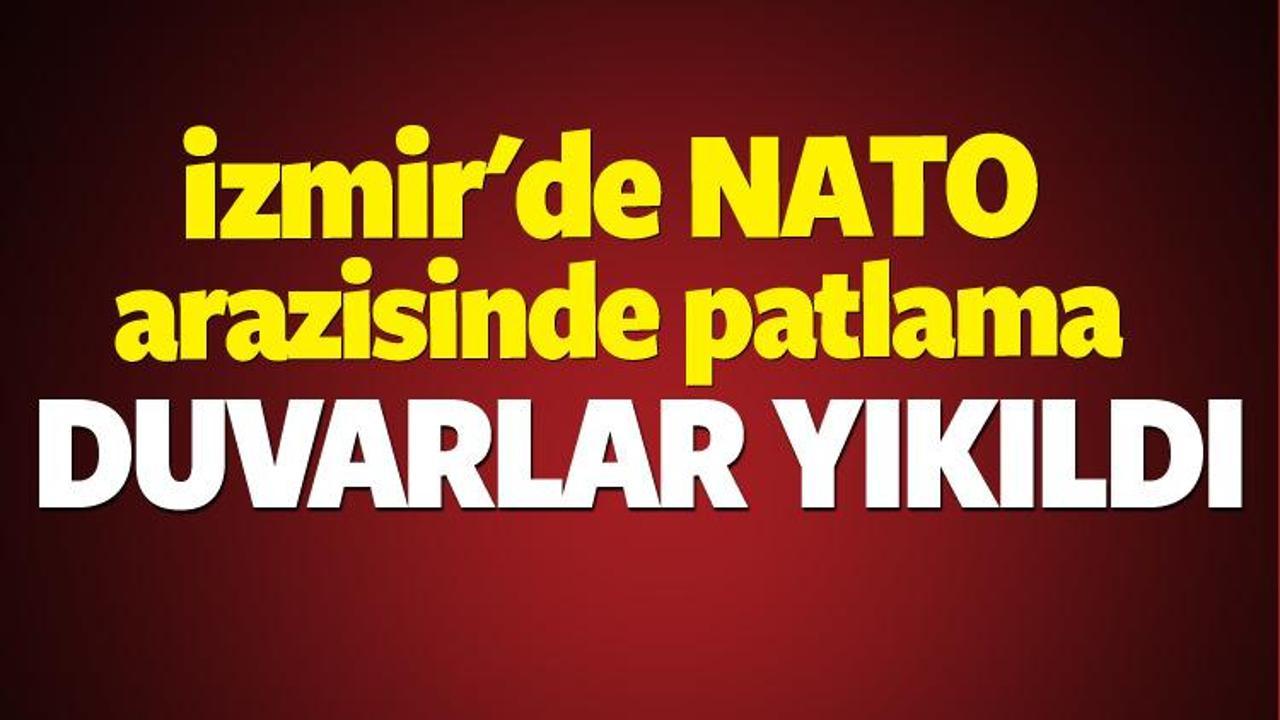 İzmir'de NATO arazisinde patlama