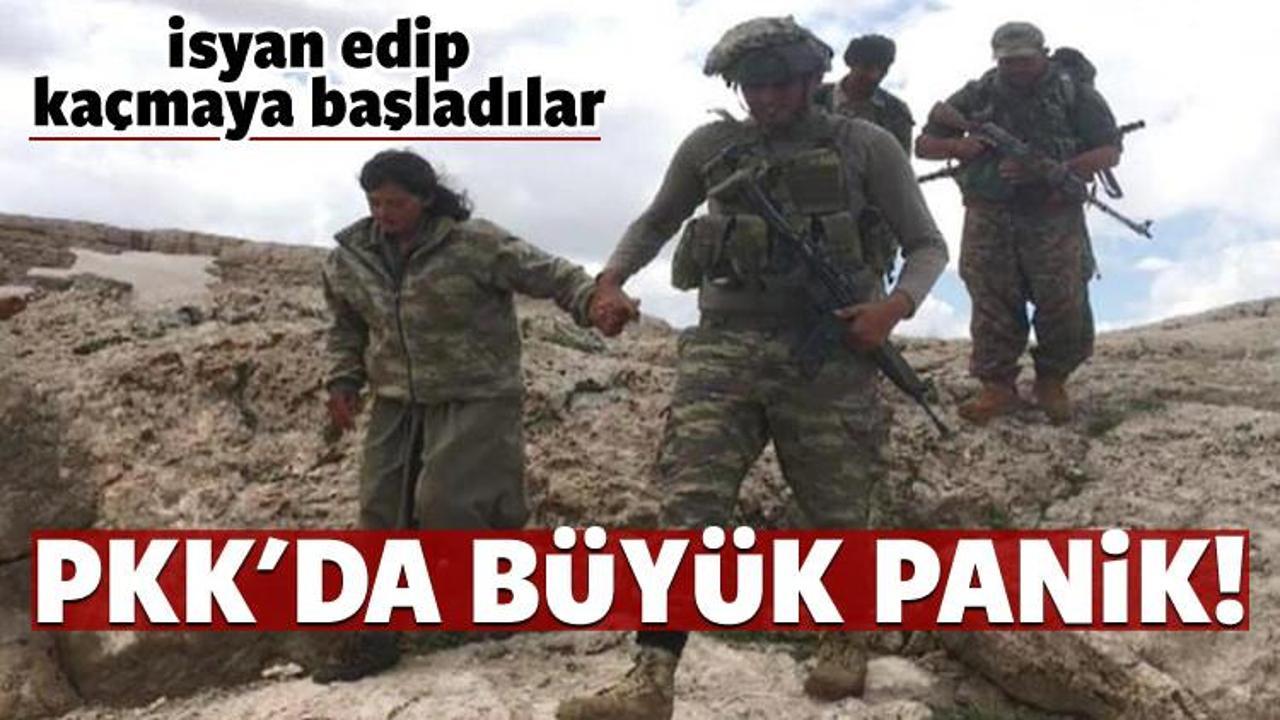 PKK'da büyük panik! İsyan edip kaçmaya başladılar