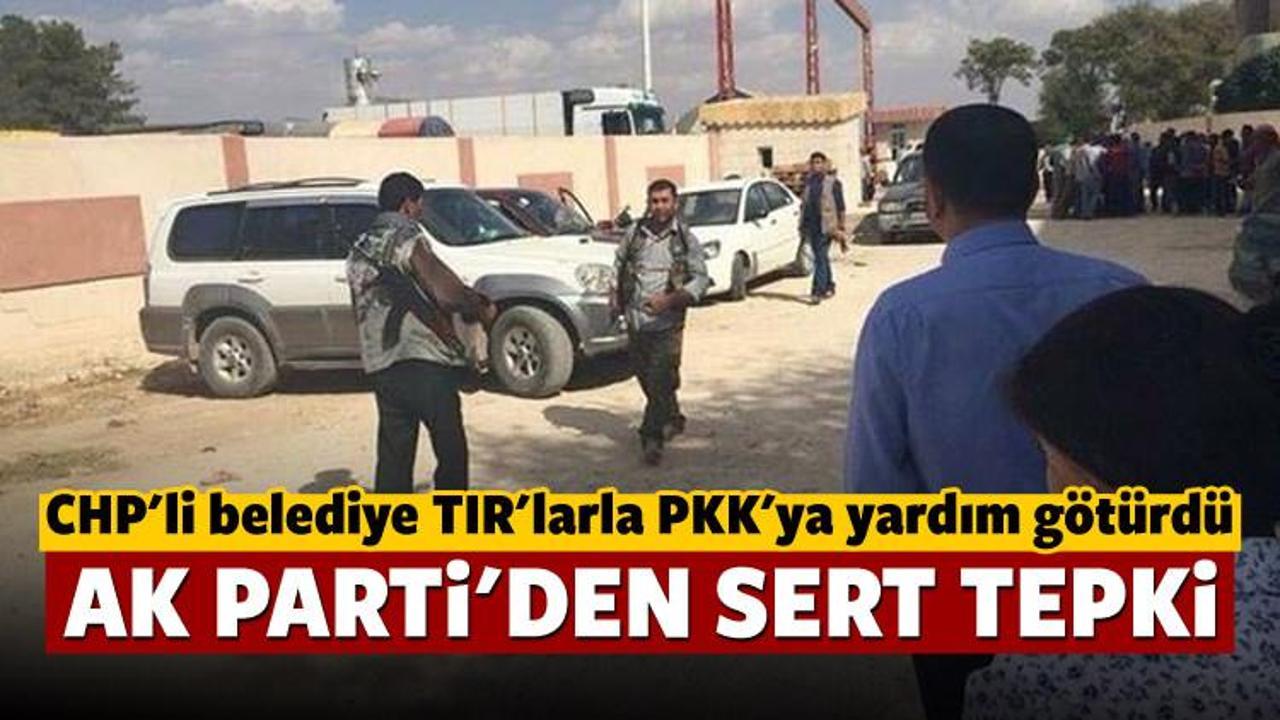 PKK'ya yardım gönderen CHP'lilere sert tepki