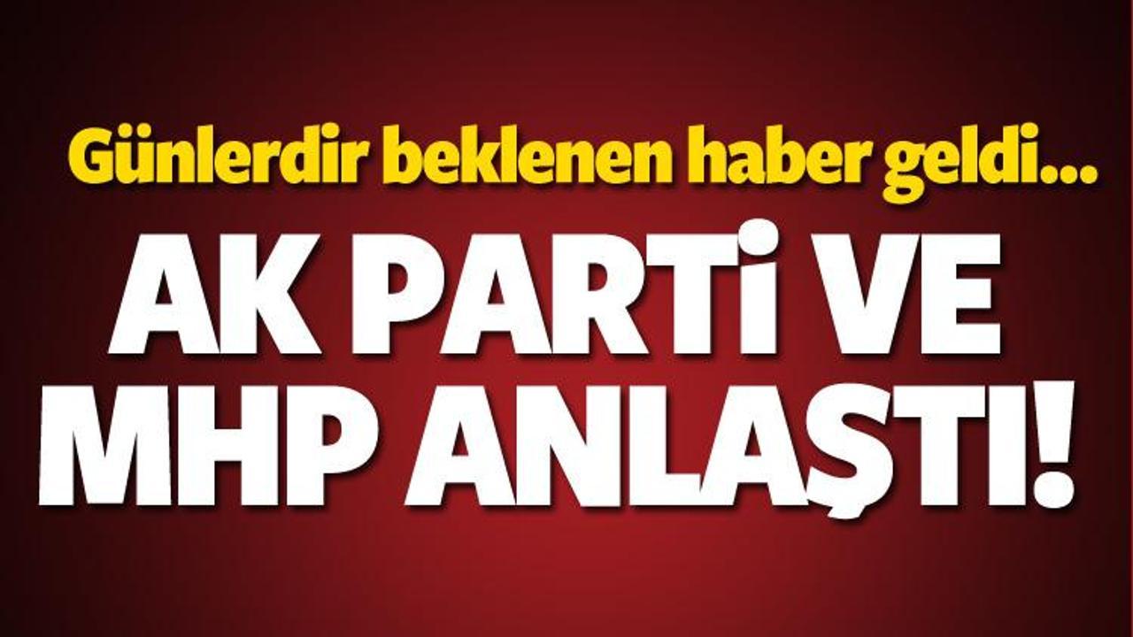 AK Parti ve MHP içtüzükte anlaştı!