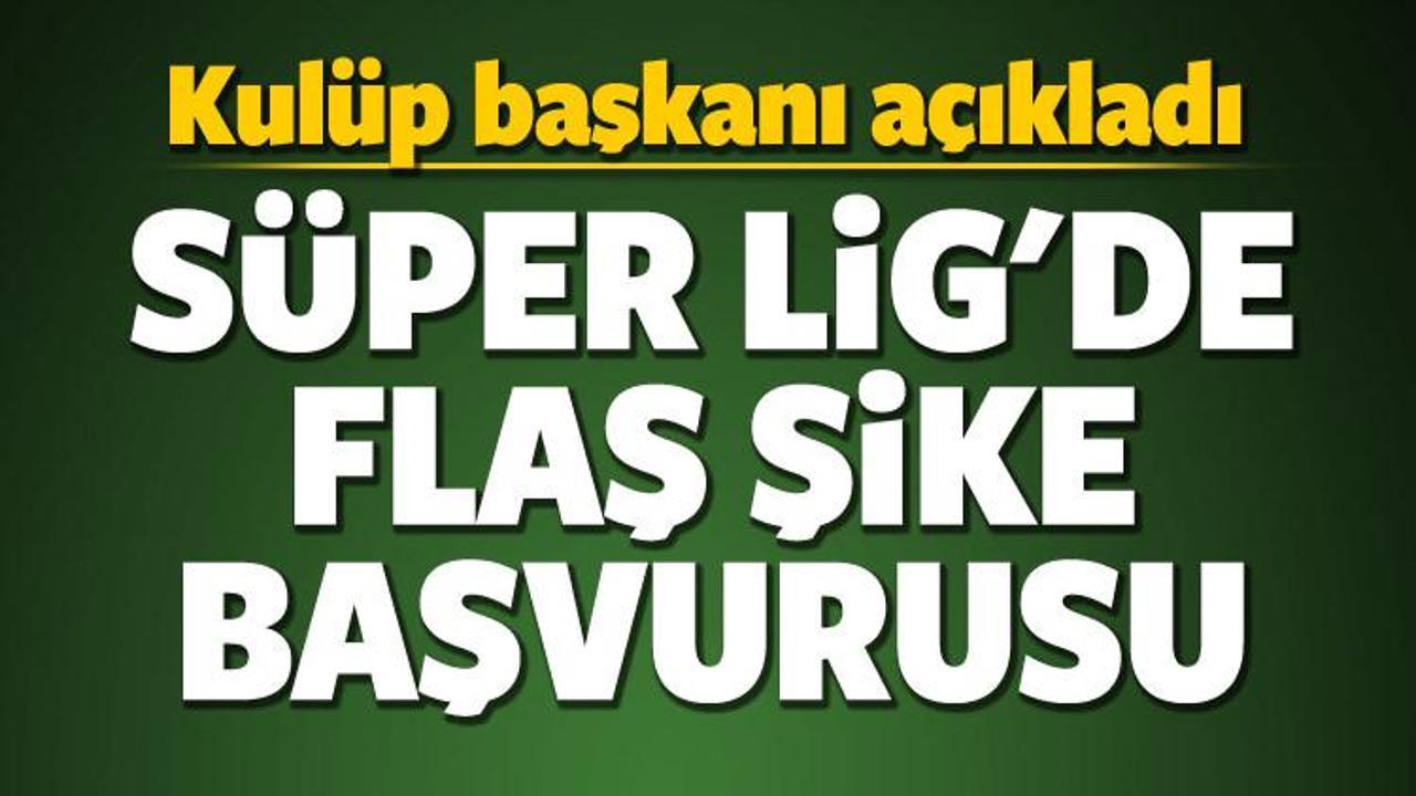 Süper Lig maçı için flaş şike başvurusu!
