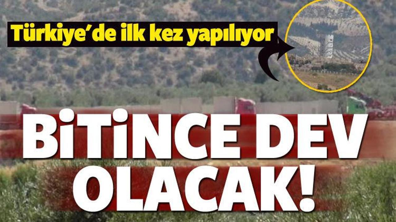 Suriye sınırına 25 metrelik gözetleme kuleleri