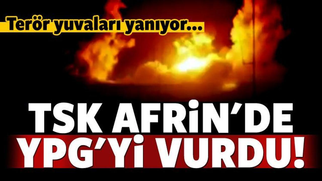 TSK, Afrin'de YPG'yi vurdu!