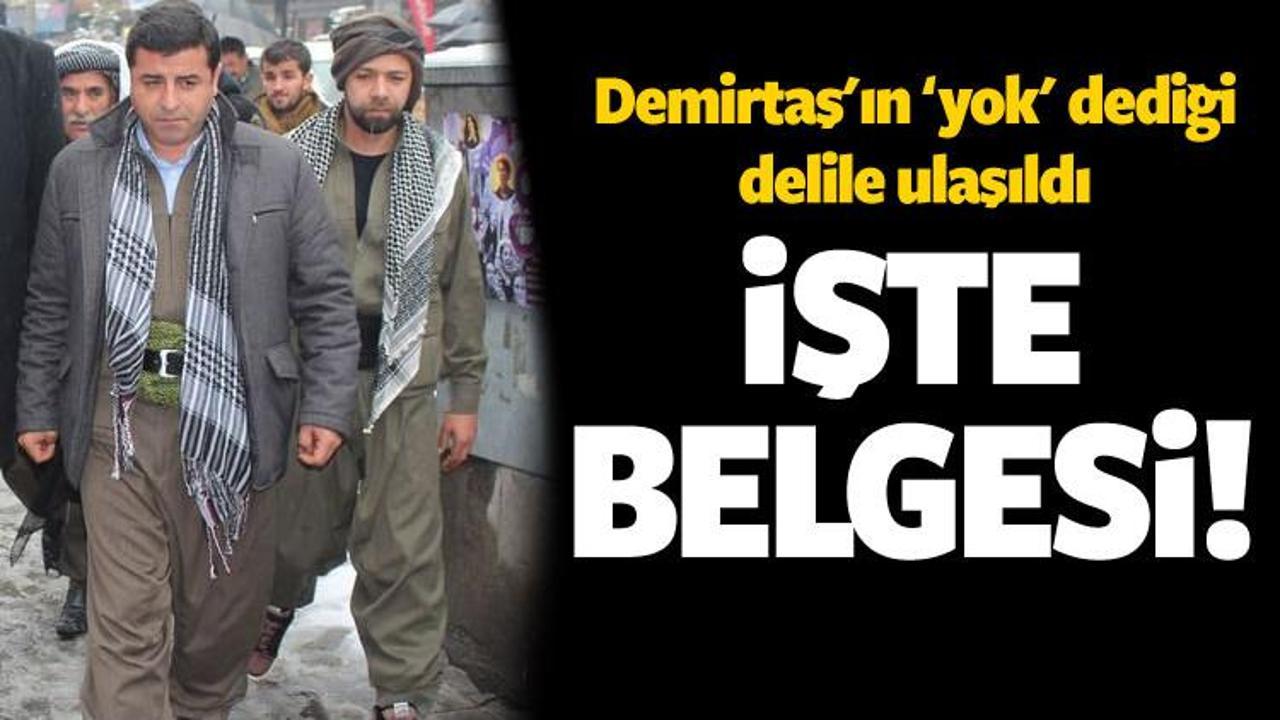 Belge isteyen Demirtaş'a cevap!