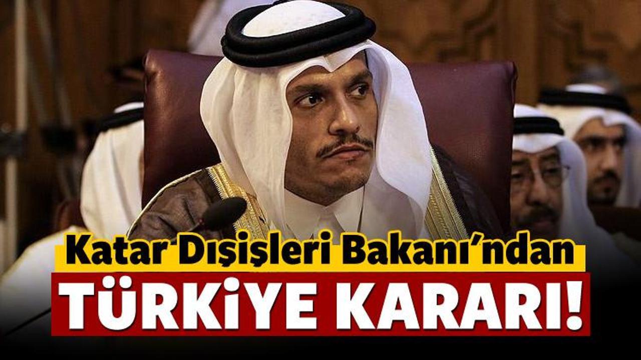 Katar'dan Türkiye kararı! Ankara'ya geldi!