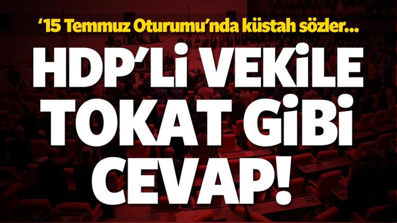 Meclis Başkanı'nında HDP'ye tokat gibi cevap
