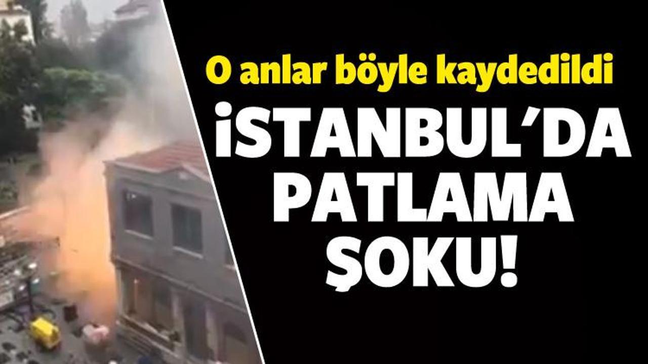 İstanbul'da korku dolu anlar! Patlamalar yaşandı