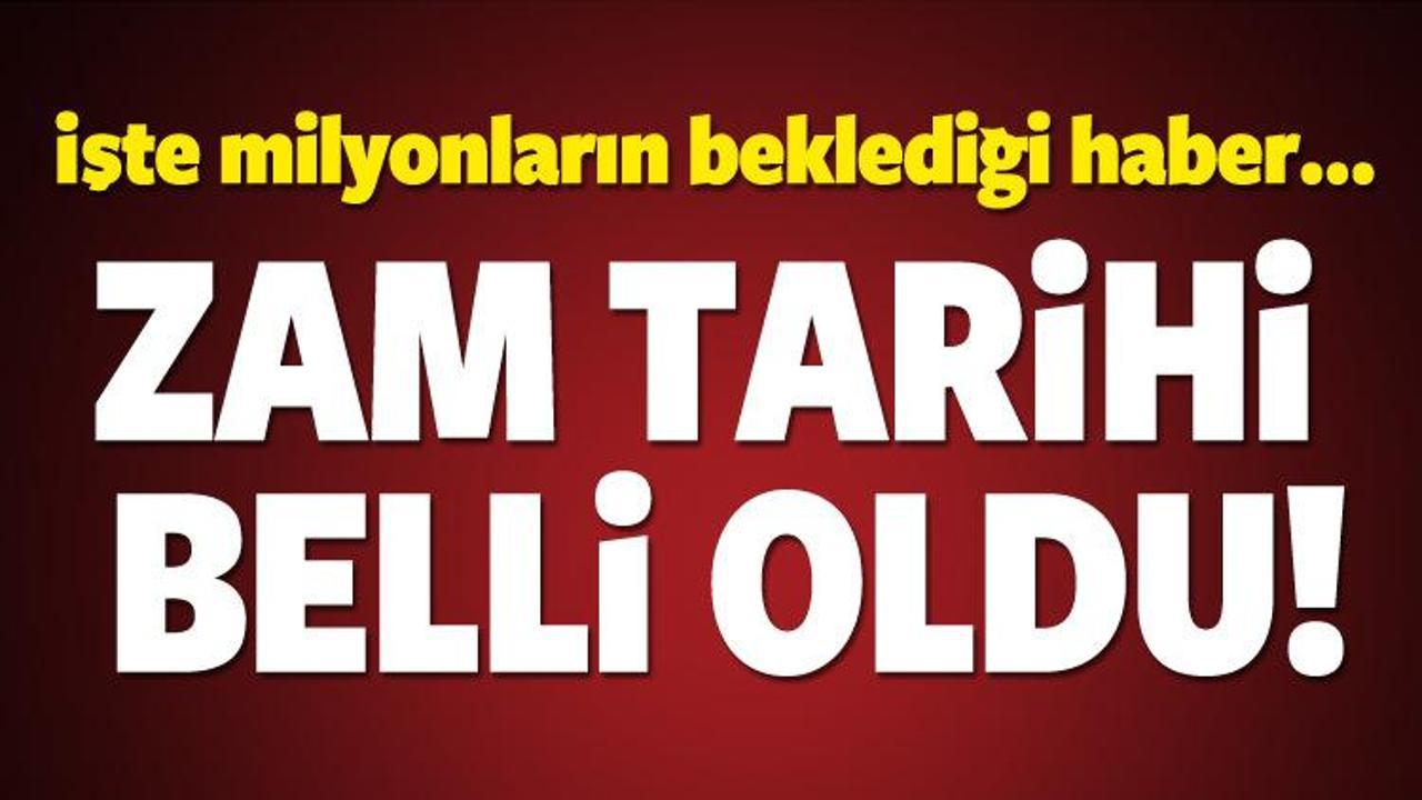 Emekli ve memurun zam takvimi belli oldu!