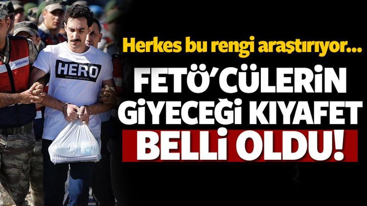 FETÖ'cülerin 'tek tip' kıyafeti belli oldu!