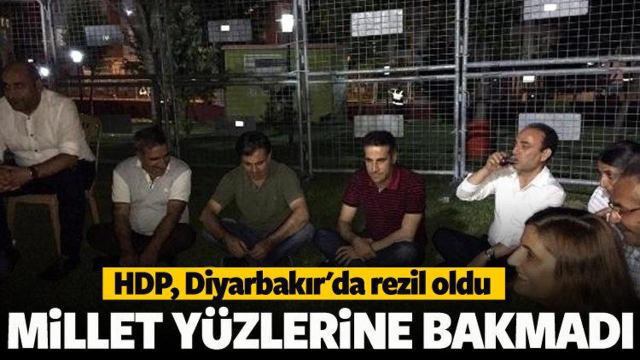 HDP Diyarbakır'da rezil oldu! Halk ciddiye almadı