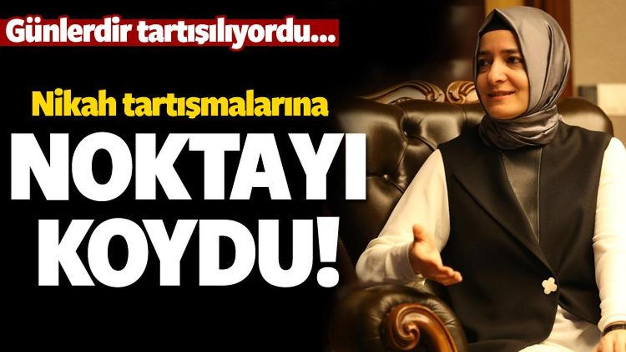 Bakan Kaya nikah tartışmalarına noktayı koydu