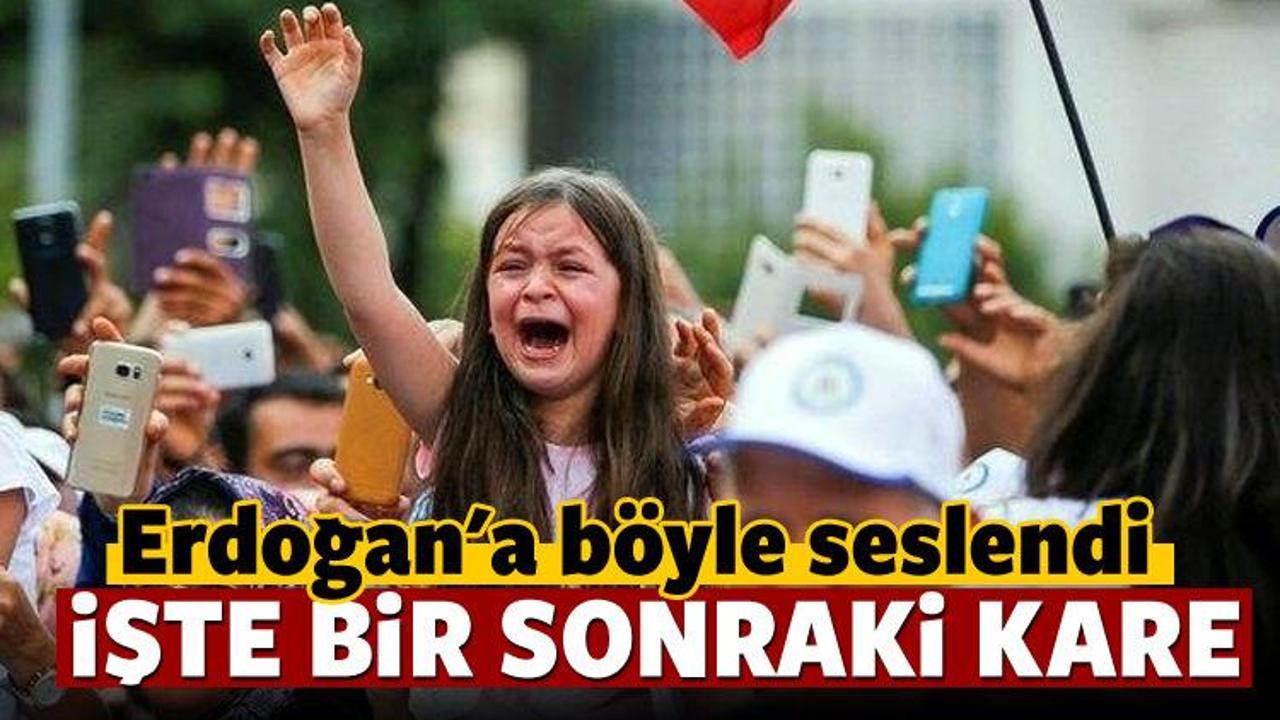 Minik Berrak'ın Erdoğan sevgisi
