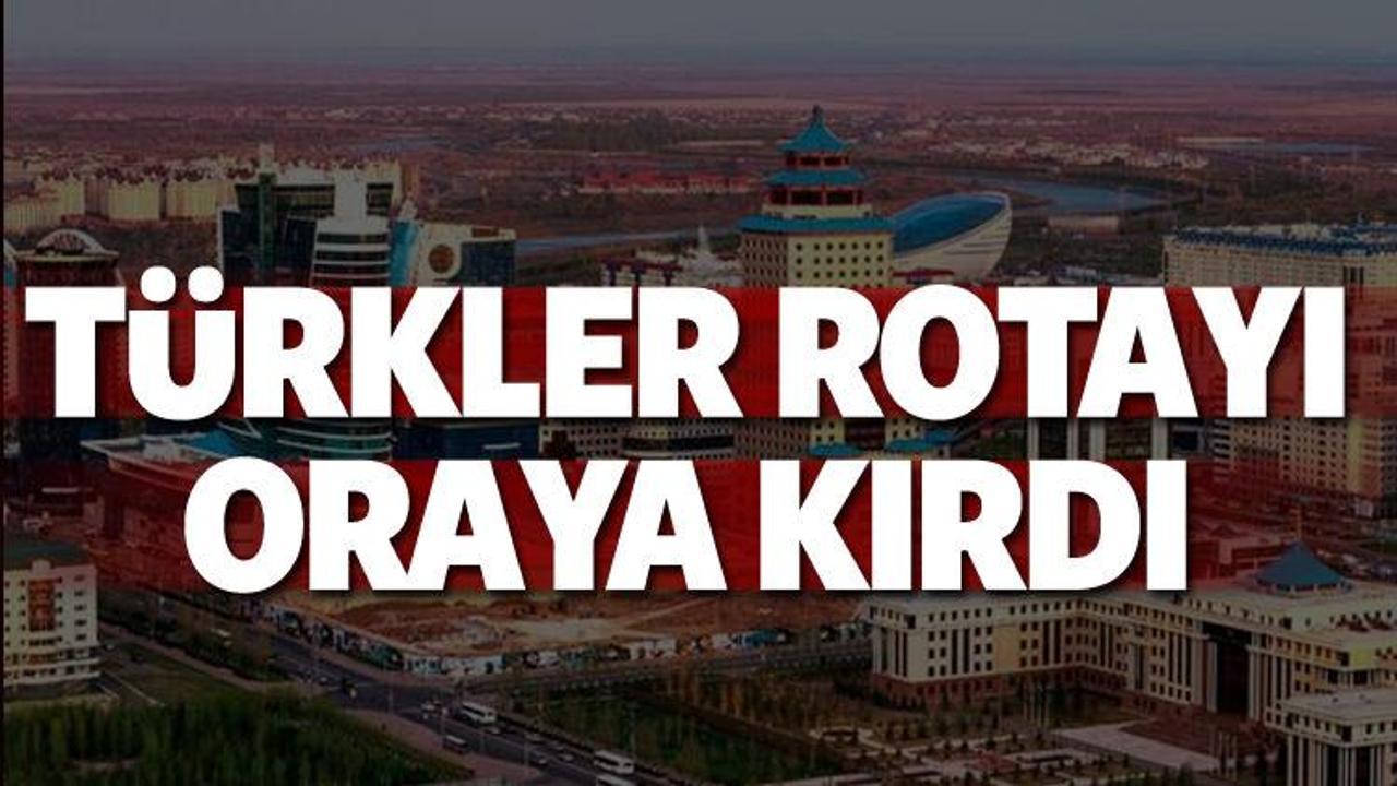 Türkler rotayı Kazakistan'a kırdı