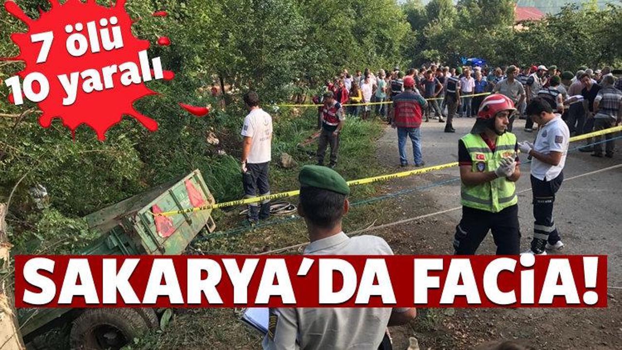 Sakarya'da facia: Çok sayıda ölü ve yaralı var!