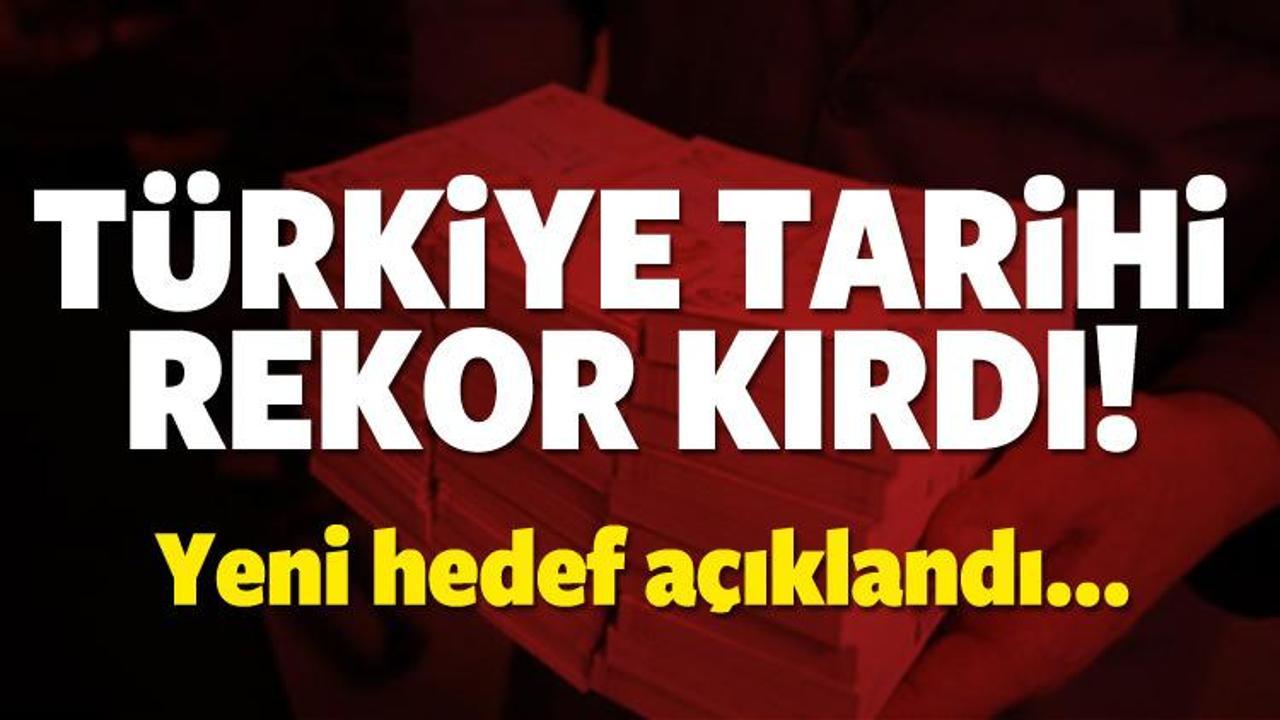 Türkiye tarihi rekor kırdı! Yeni hedef ise...