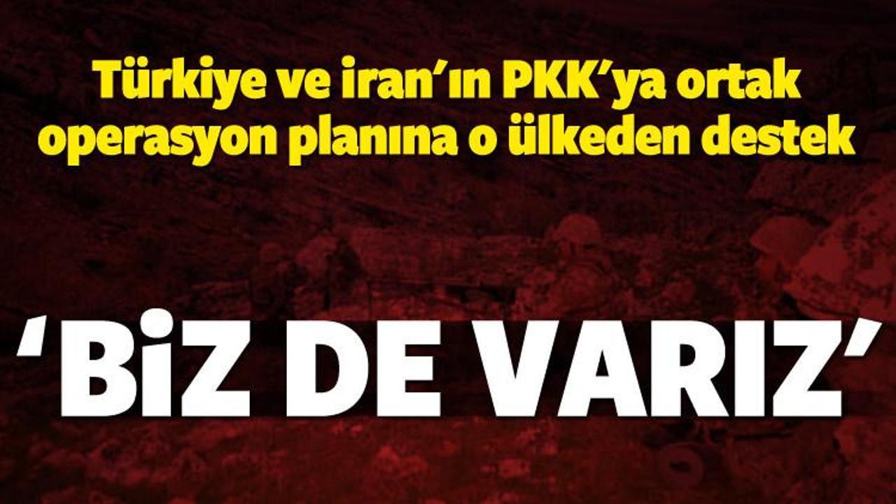 Ortak PKK operasyonuna o &uuml;lkeden destek