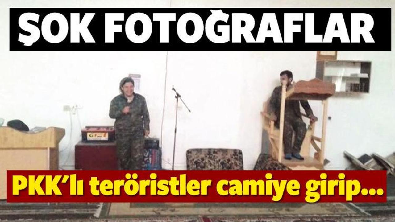 Şok fotoğraflar! Teröristler camiye girip...