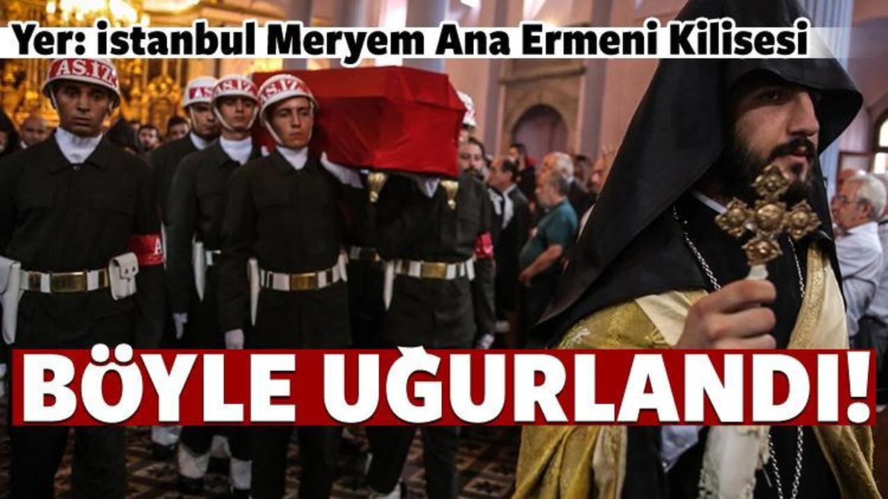Son yolculuğuna b&ouml;yle uğurlandı!