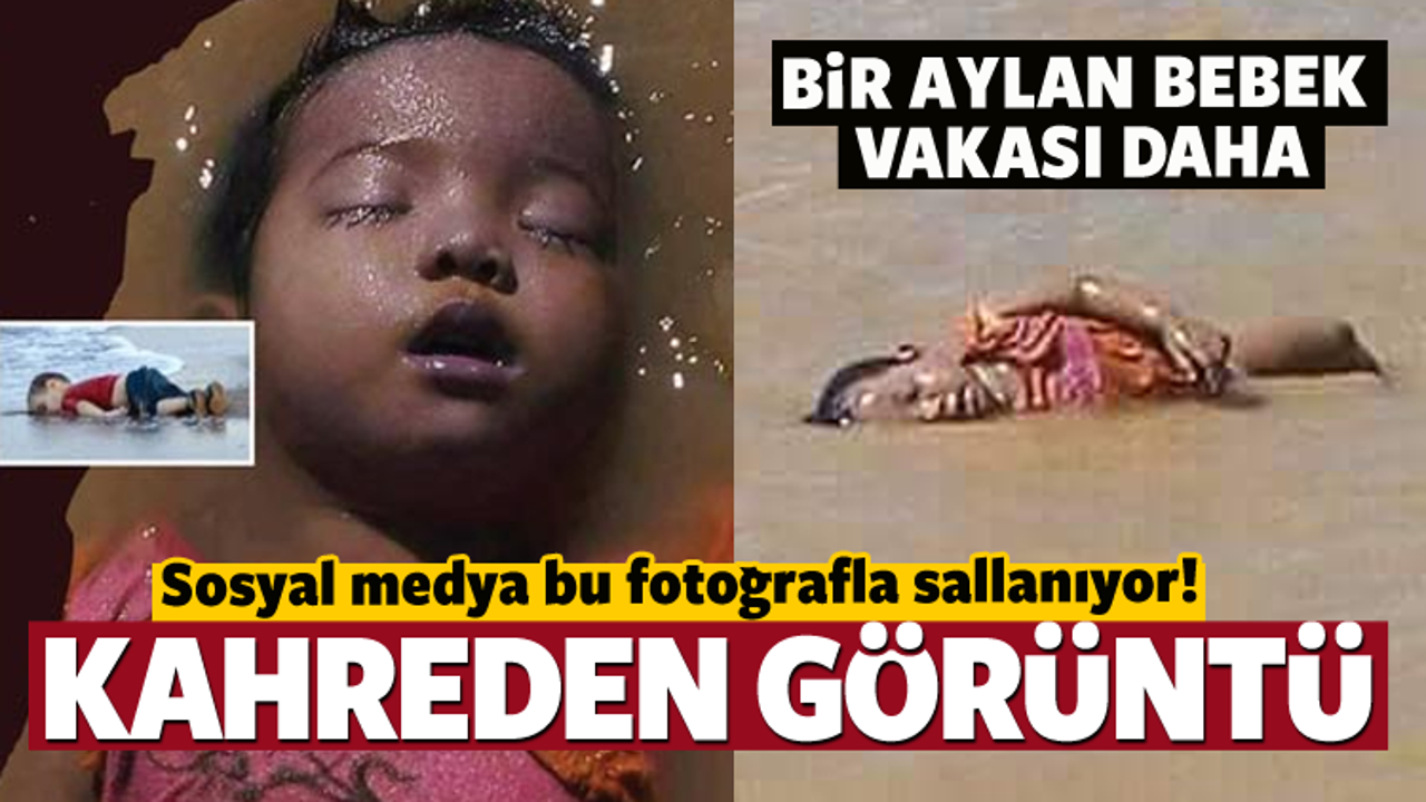 Kahreden görüntü Aylan bebeği hatırlattı