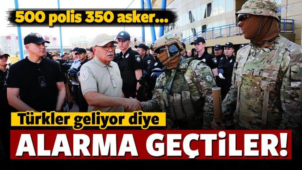 T&uuml;rkler geliyor diye alarma ge&ccedil;tiler!
