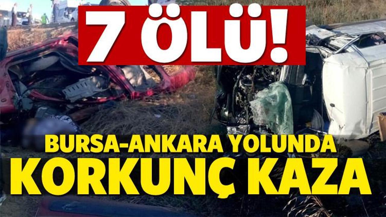 Bursa-Ankara karayolunda feci kaza!