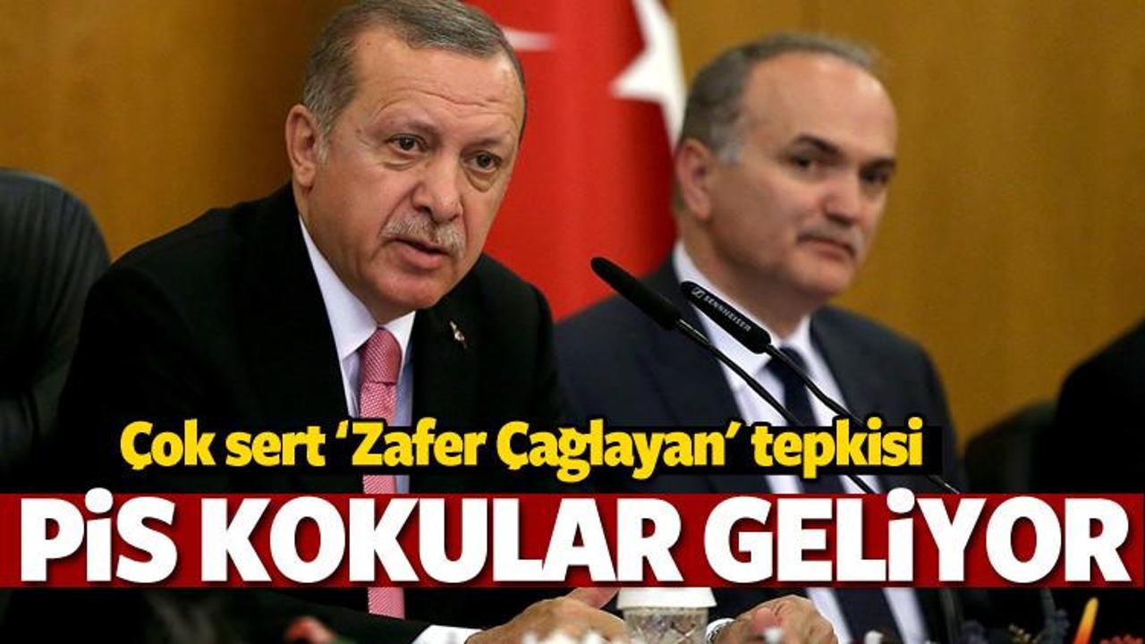Erdoğan'dan &ccedil;ok sert 'Zafer &Ccedil;ağlayan' tepkisi