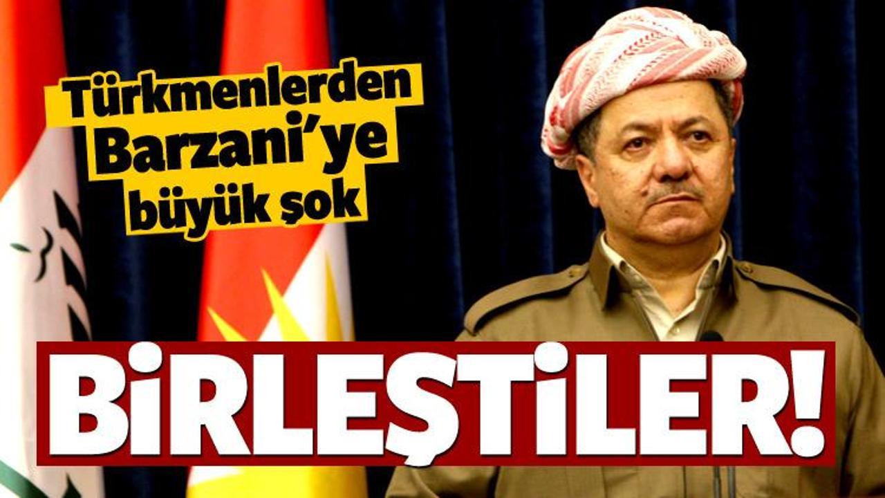 Türkmenlerden Barzani'ye şok! Birleştiler