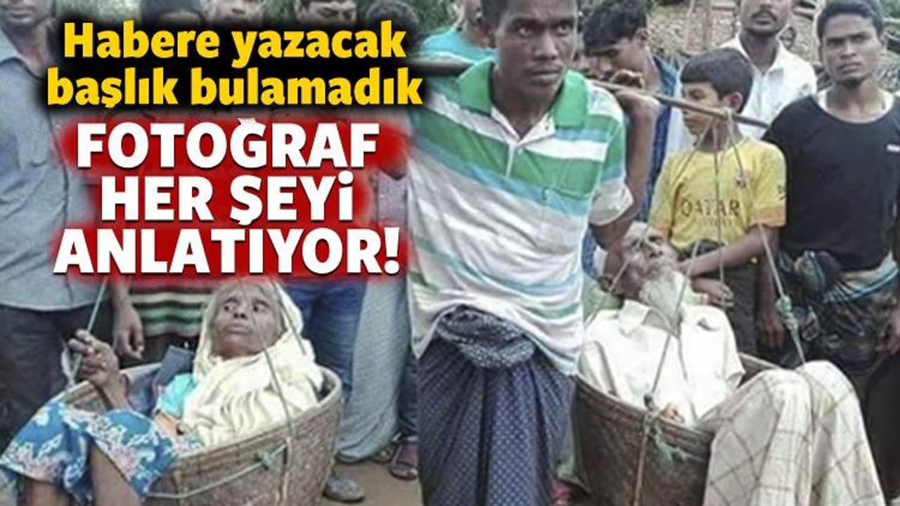 7 g&uuml;n boyunca sepette taşıdı!
