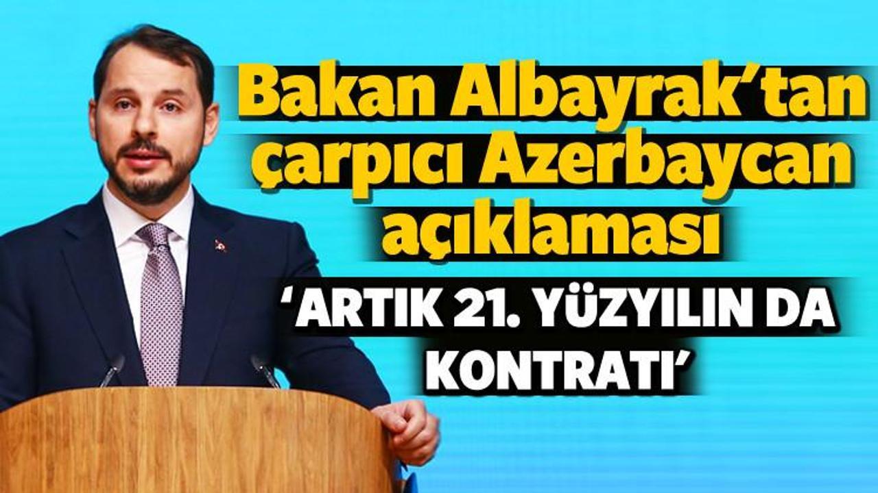 Bakan Albayrak'tan çarpıcı Azerbaycan açıklaması