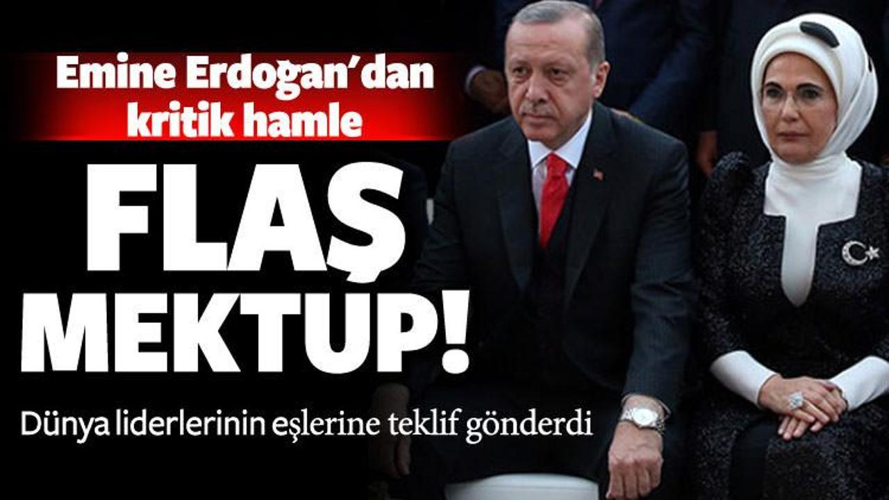 Erdoğan'dan dünya liderlerinin eşlerine flaş çağrı