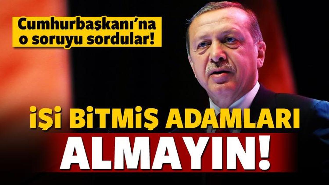 Erdoğan'dan flaş yabancı futbolcu cevabı!