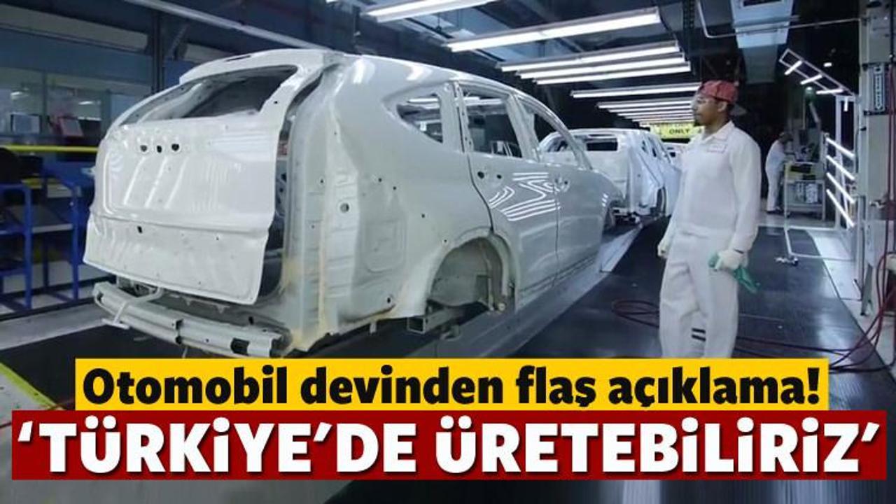 Honda'dan flaş açıklama: Türkiye'de üretebiliriz