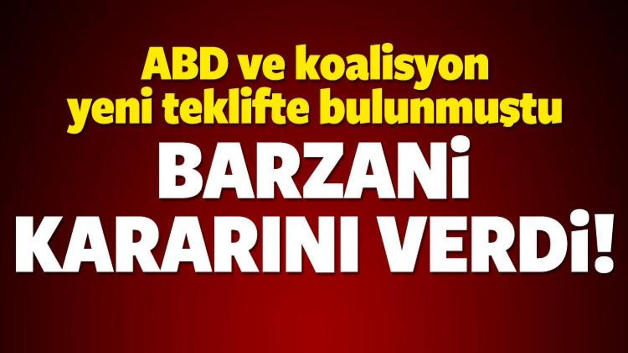 Mesud Barzani kararını verdi!