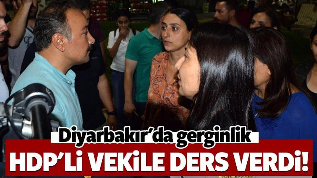 Polis müdürü HDP'li vekille tartıştı! 
