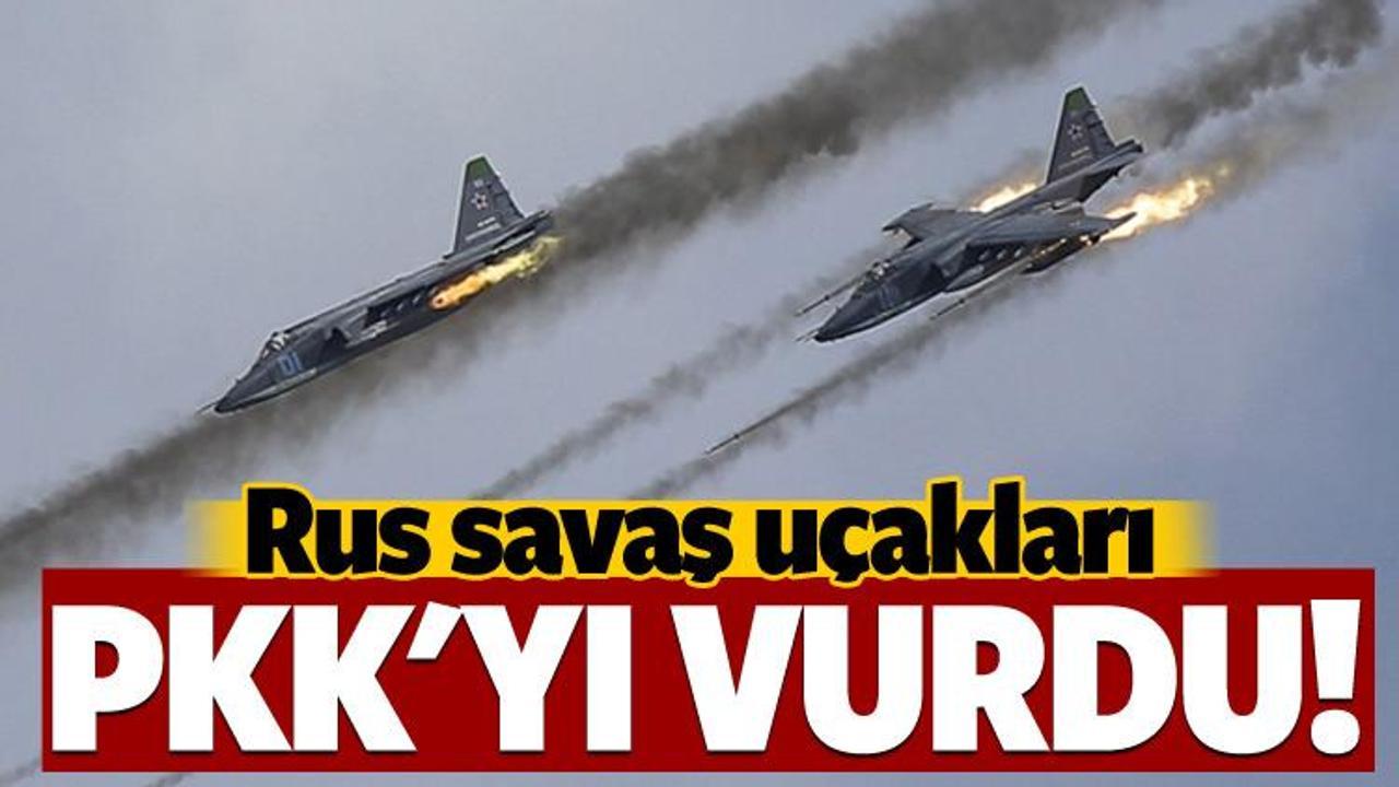 Rus savaş uçakları PKK'yı vurdu! 