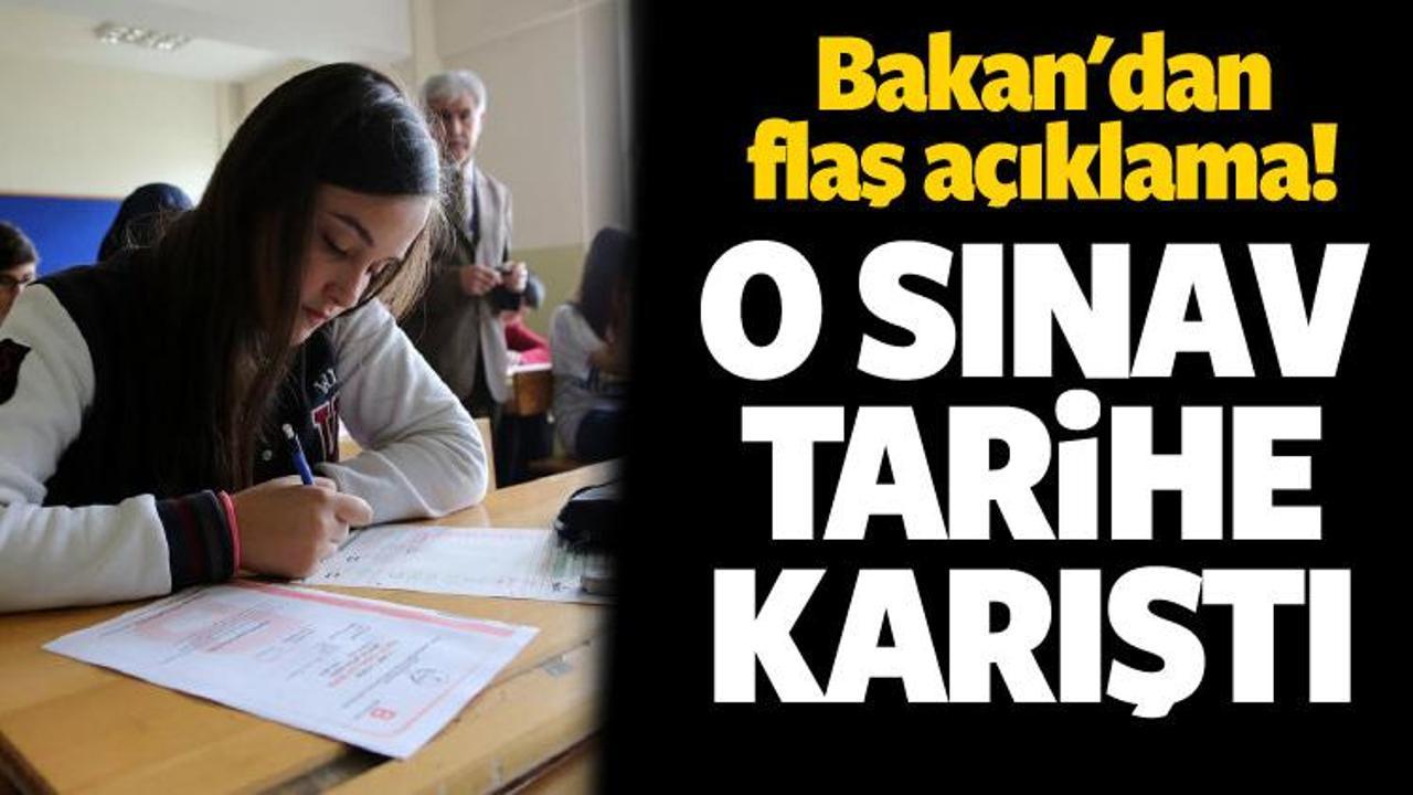 Bakan a&ccedil;ıkladı: Bu sene yapılmayacak
