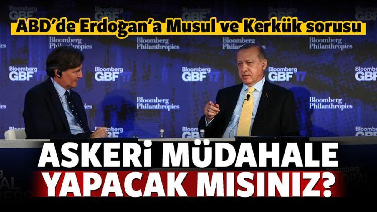 Erdoğan'dan 'askeri müdahale' sorusuna cevap